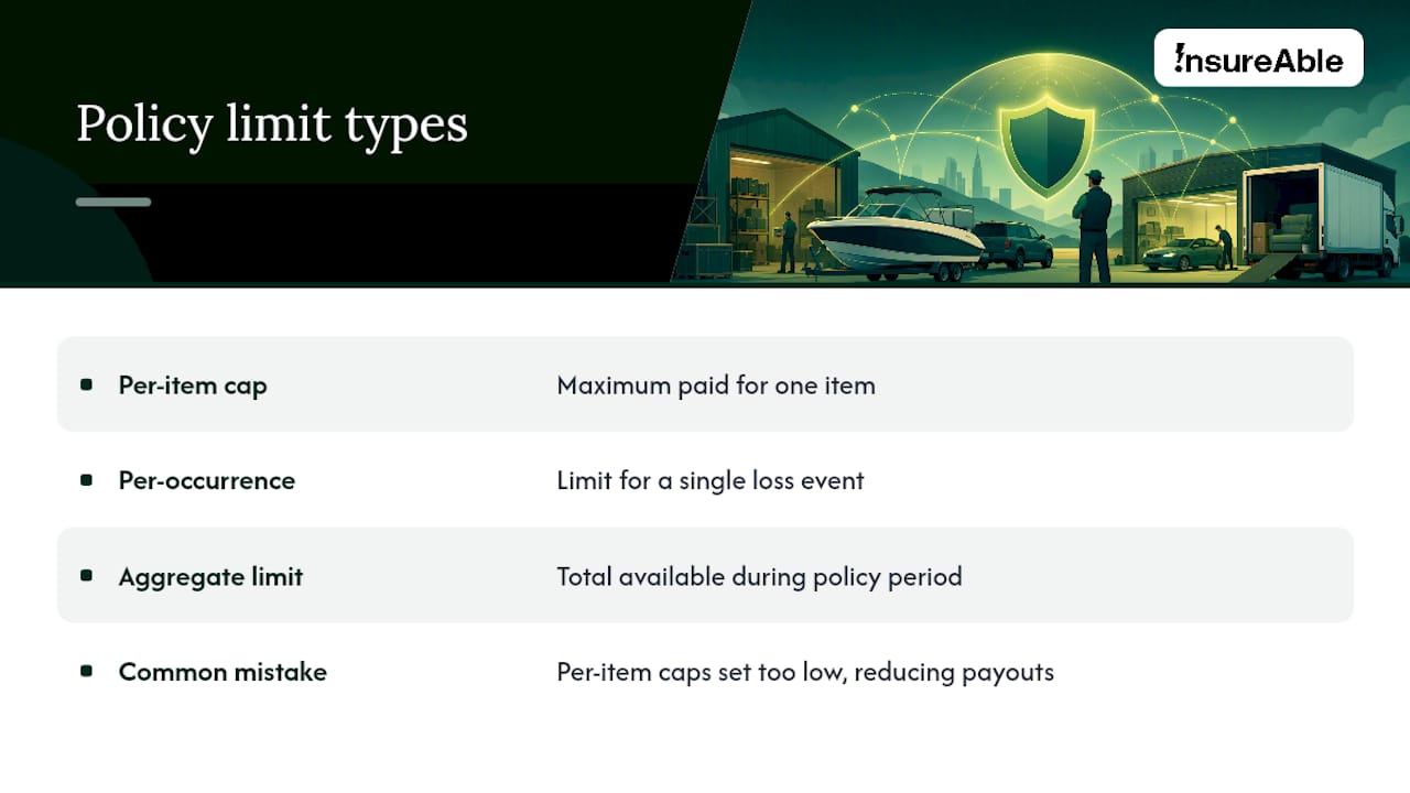 What does bailee cover typically pay for? — overview diagram